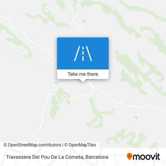 Travessera Del Pou De La Cometa map
