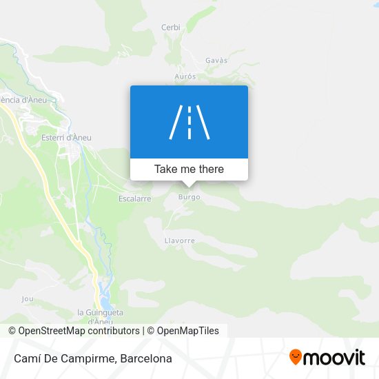 Camí De Campirme map