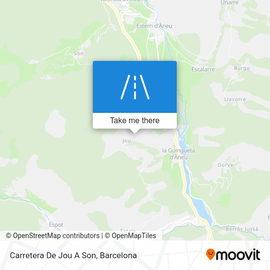Carretera De Jou A Son map