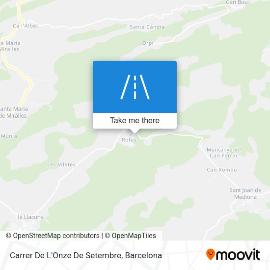 Carrer De L'Onze De Setembre map