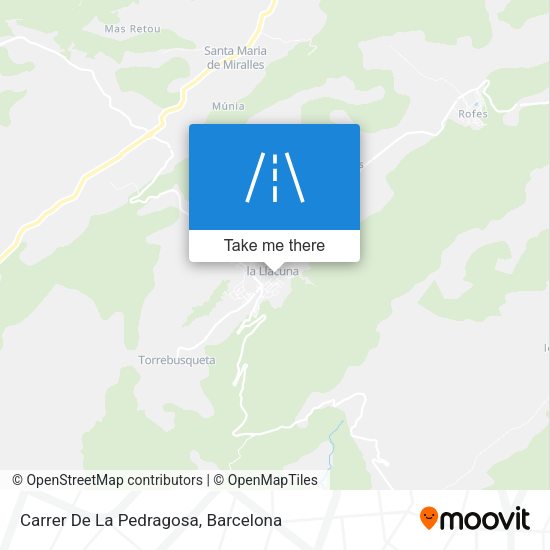 Carrer De La Pedragosa map