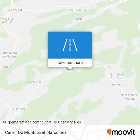 Carrer De Montserrat map