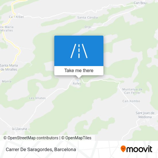 Carrer De Saragordes map