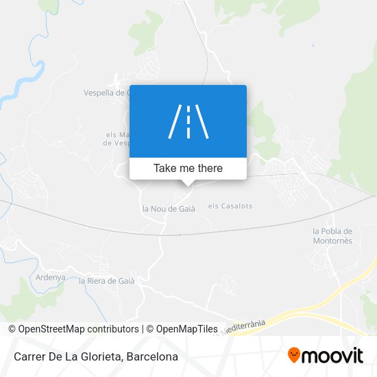 Carrer De La Glorieta map