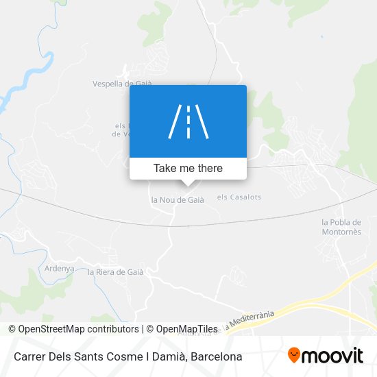 Carrer Dels Sants Cosme I Damià map