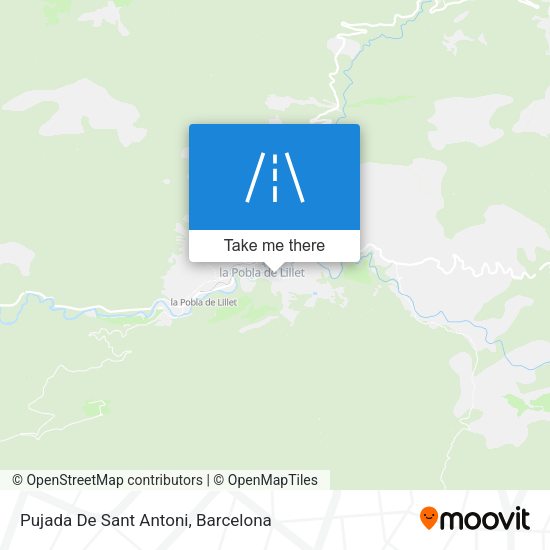 Pujada De Sant Antoni map