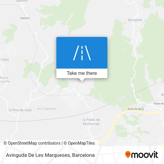 Avinguda De Les Marqueses map