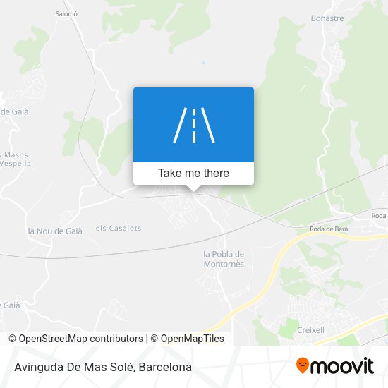 Avinguda De Mas Solé map