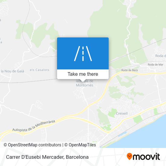 Carrer D'Eusebi Mercader map