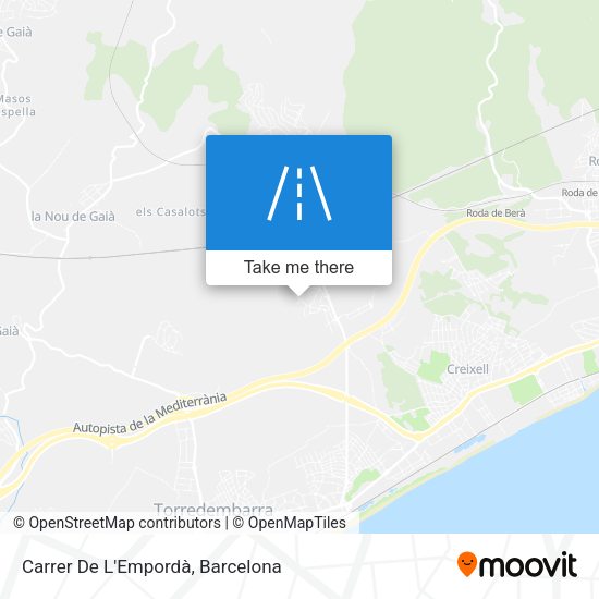Carrer De L'Empordà map