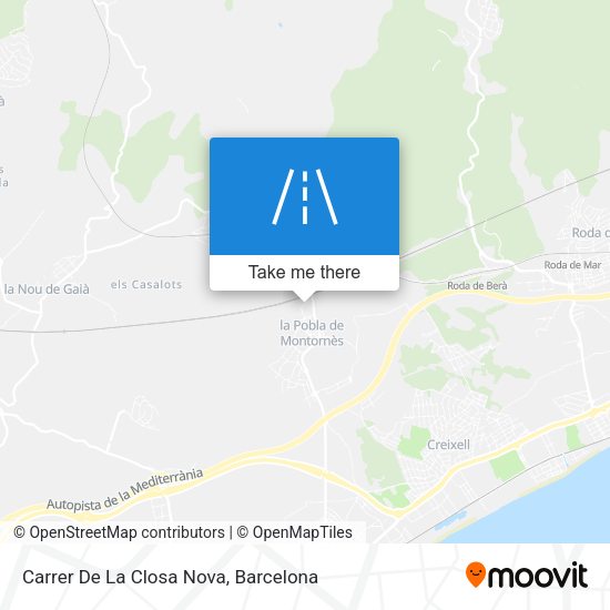 Carrer De La Closa Nova map