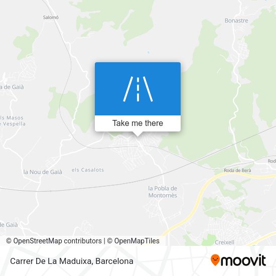 Carrer De La Maduixa map