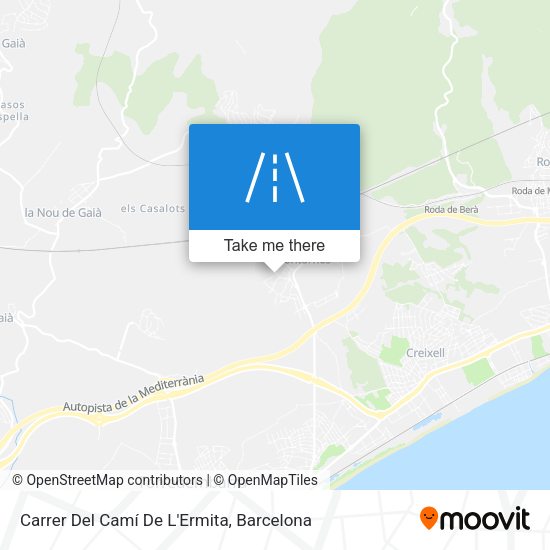 Carrer Del Camí De L'Ermita map