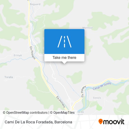 Camí De La Roca Foradada map