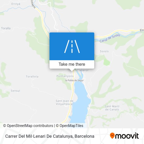 Carrer Del Mil·Lenari De Catalunya map