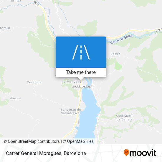 Carrer General Moragues map