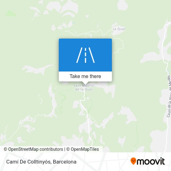 Camí De Colltinyós map