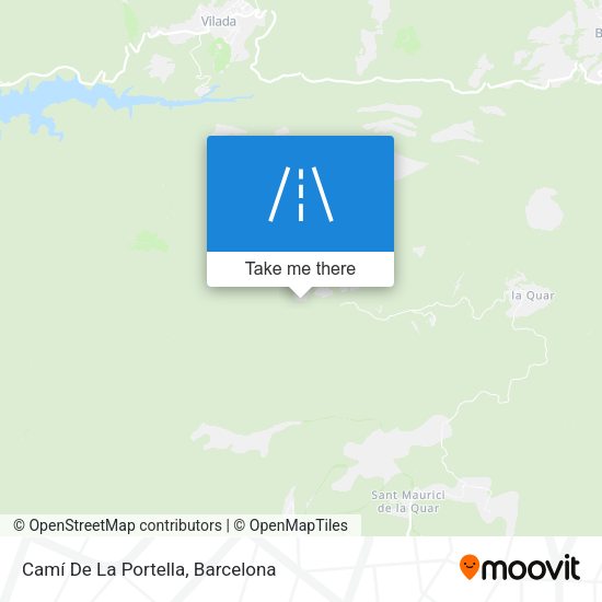 Camí De La Portella map