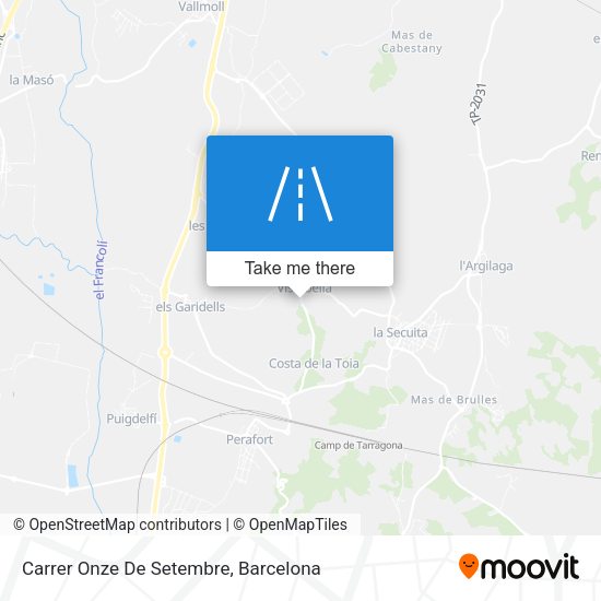 Carrer Onze De Setembre map