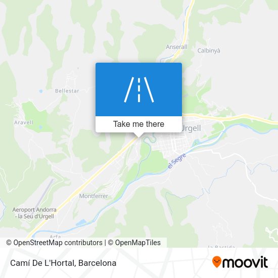 Camí De L'Hortal map