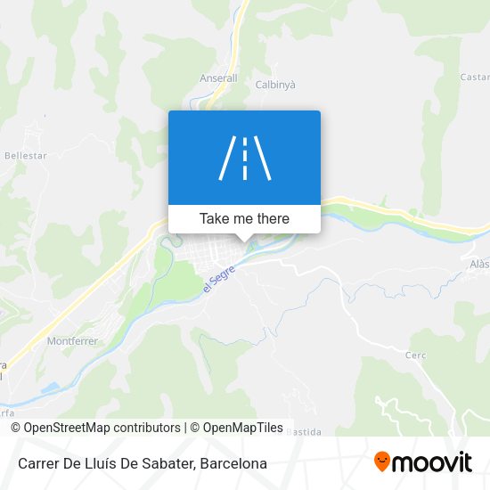 Carrer De Lluís De Sabater map