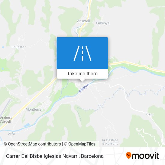 Carrer Del Bisbe Iglesias Navarri map