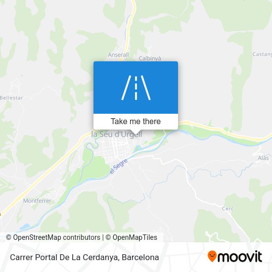 Carrer Portal De La Cerdanya map
