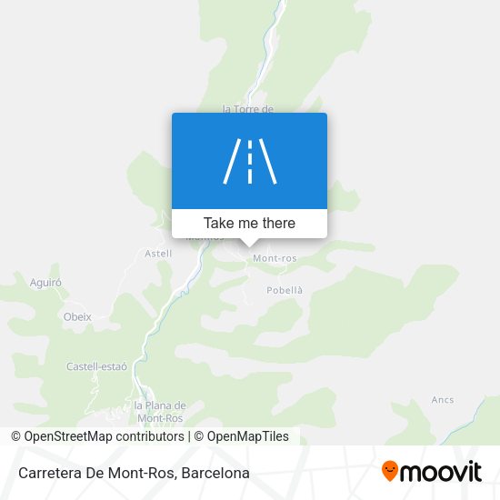Carretera De Mont-Ros map