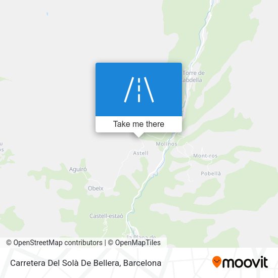 Carretera Del Solà De Bellera map