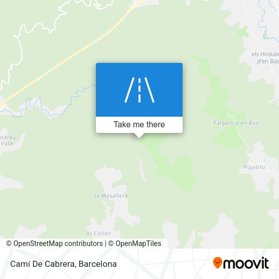 Camí De Cabrera map