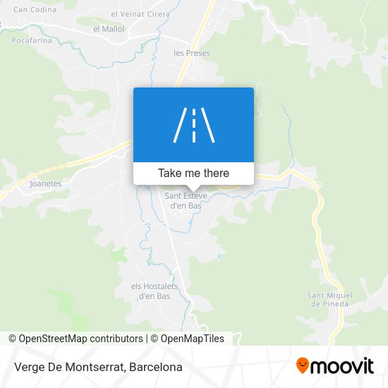 Verge De Montserrat map