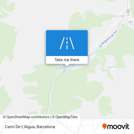 Camí De L'Aigua map