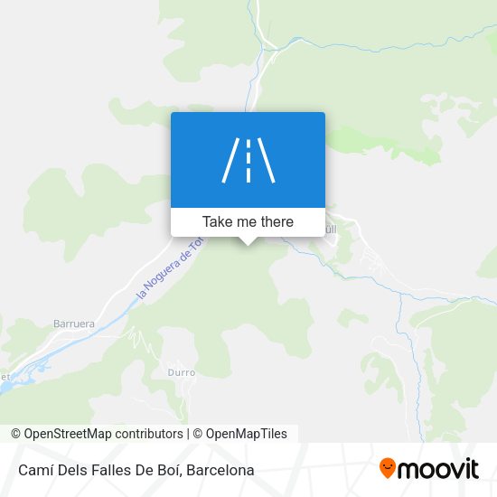 Camí Dels Falles De Boí map