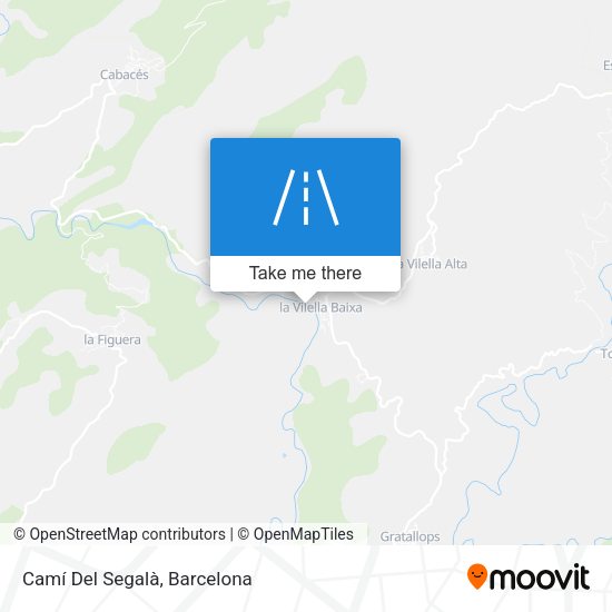 Camí Del Segalà map