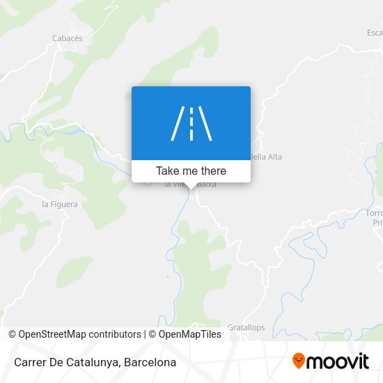 Carrer De Catalunya map