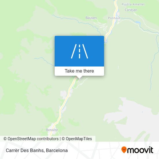 Carrèr Des Banhs map