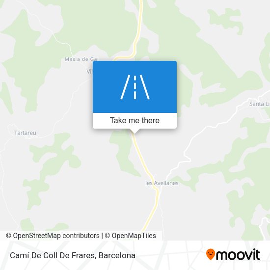 Camí De Coll De Frares map