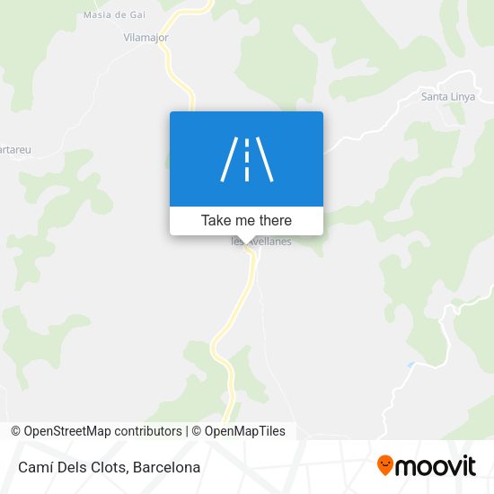 Camí Dels Clots map