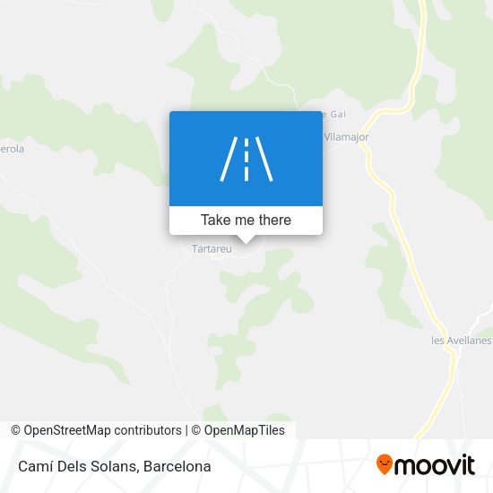 Camí Dels Solans map