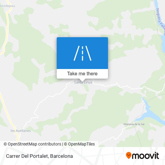 Carrer Del Portalet map
