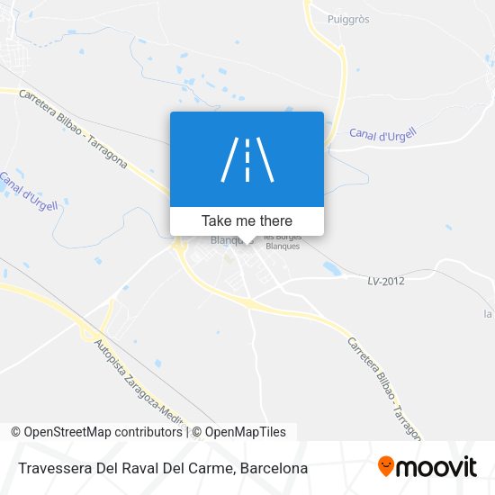 Travessera Del Raval Del Carme map