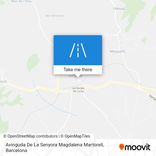 Avinguda De La Senyora Magdalena Martorell map