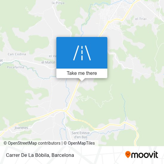 Carrer De La Bòbila map