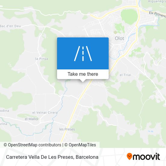 Carretera Vella De Les Preses map