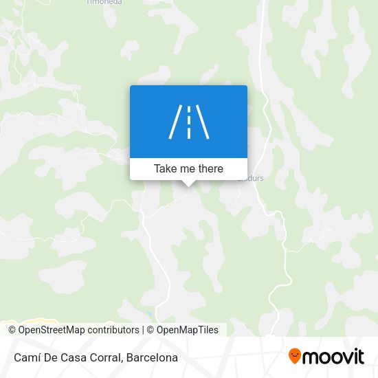 Camí De Casa Corral map