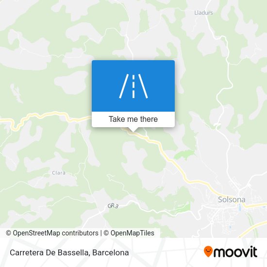 Carretera De Bassella map