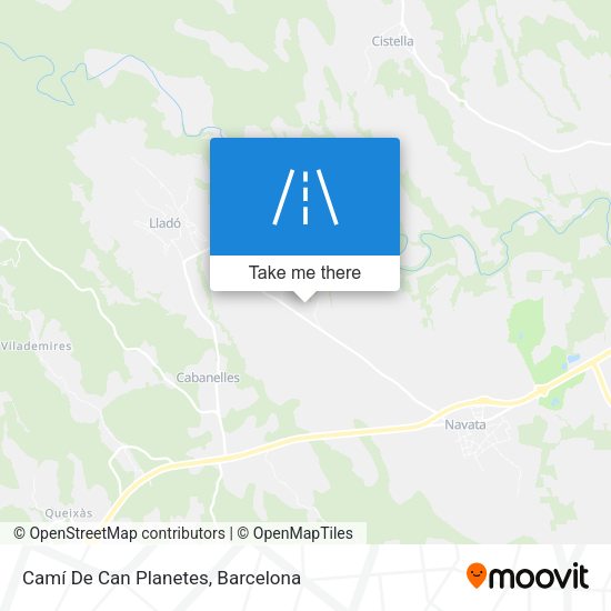 Camí De Can Planetes map