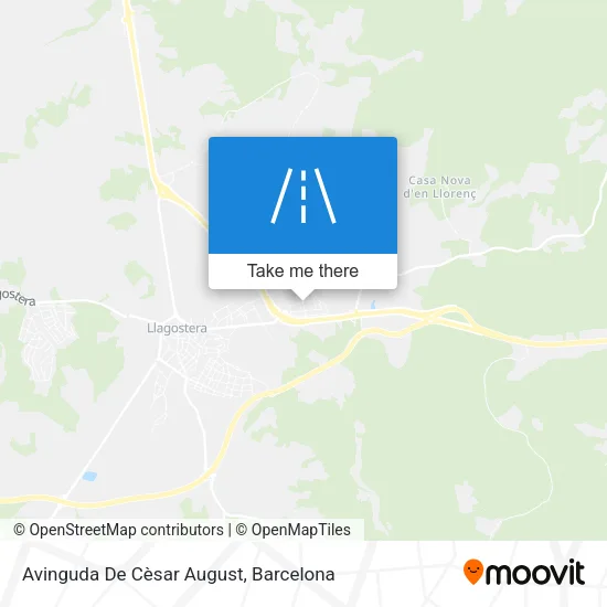 Avinguda De Cèsar August map