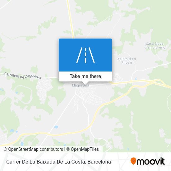 Carrer De La Baixada De La Costa map