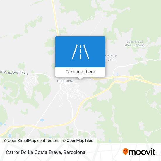 Carrer De La Costa Brava map